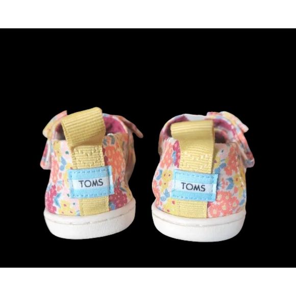TOMS/Paper Source ~ Toddler ~ Limited Edition~ Ditsy Floral Size 7 ~ Like New - Picture 5 of 9
